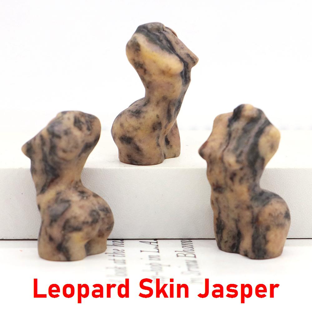 1,2" Sexuelle Damenmodell-Statue Heimdekoration Heilkristall Geschnitzter Edelstein Weiblicher Körperbüste Figur, Reiki Rosenquarz Göttin Geschenke