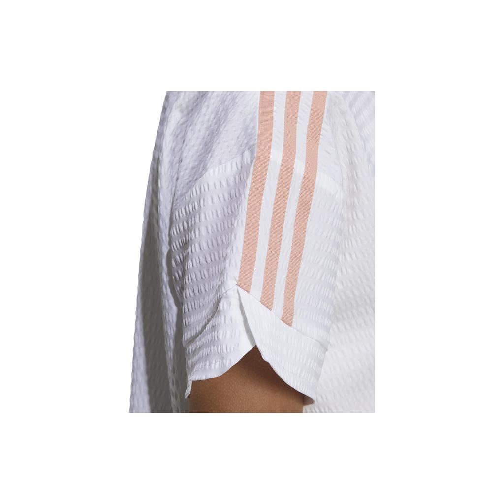 Adidas Neo Casual Sports Breathable Side Stripe T-Shirt Women Tops White GP5461