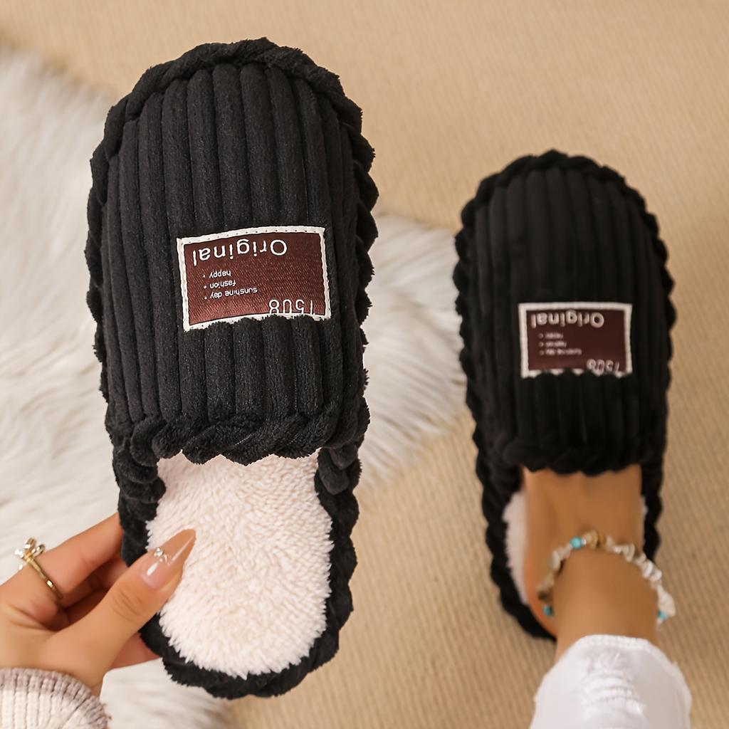 [Non-Slip] Indoor Slippers - Non-Slip - for Men and Women, Autumn and Winter