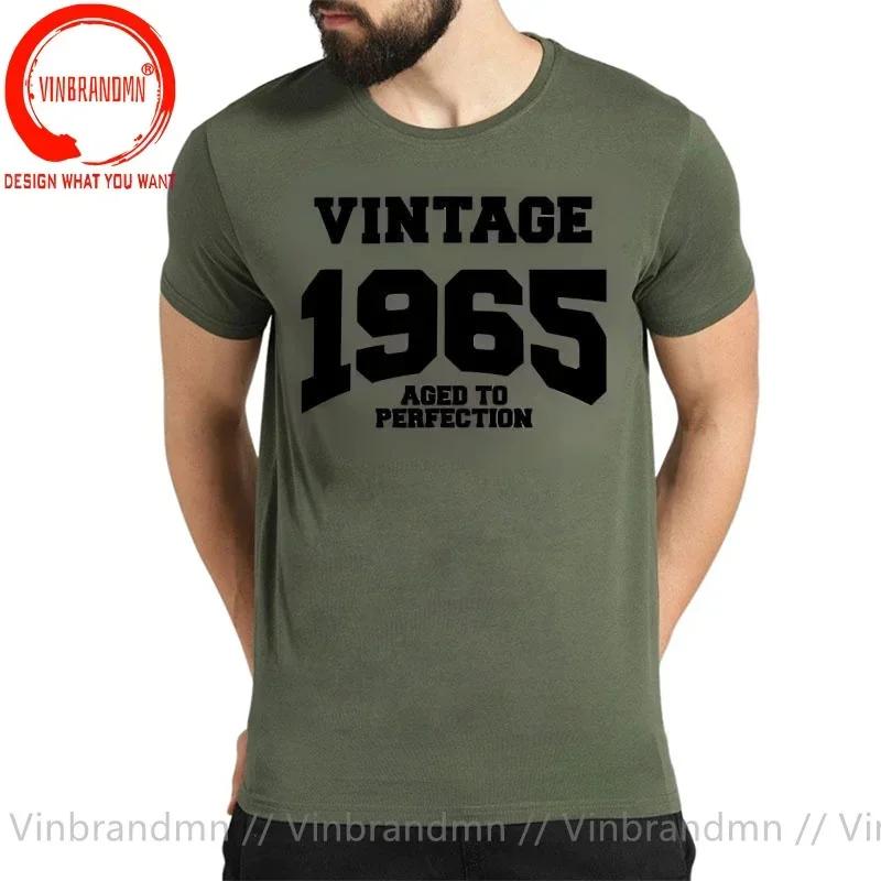 Summer Style New T Shirt Unisex Made In 1965 Vintage Tshirt Born 1965 Birthday Aged To Perfection Gift Tops Funny Casual Tee Shirt