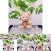 Soft And Cuddly Teddy Bear Plush Keychain Perfect For Cute Bag Decoration And Collectible