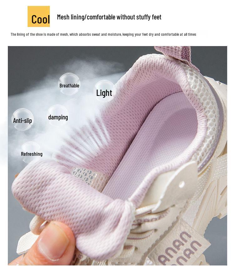 Kids' Mesh Sneakers: Summer & Autumn Breathable Sneakers for Boys & Girls