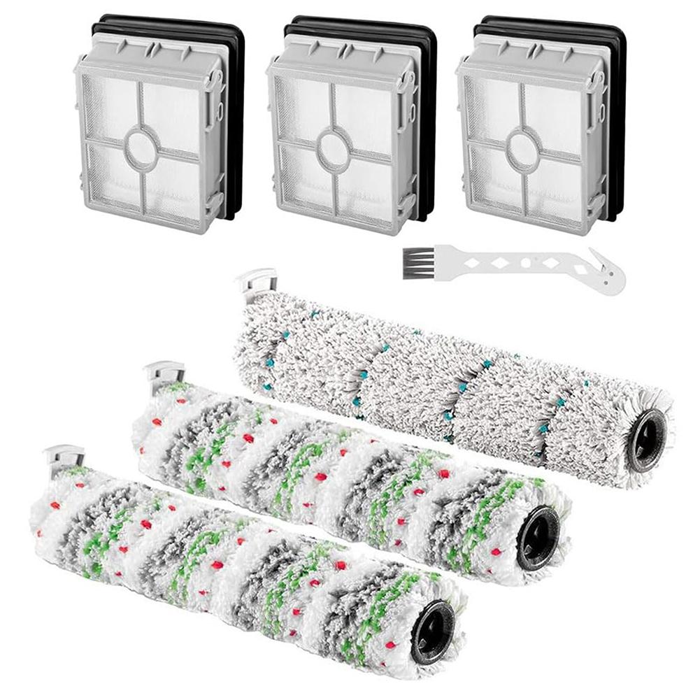 1 Set For Bissell For CrossWave  For X7 Pet Pro 3055 3277 3279 Brush Roller Kit Vacuum Cleaner Accessories Spare To Replace