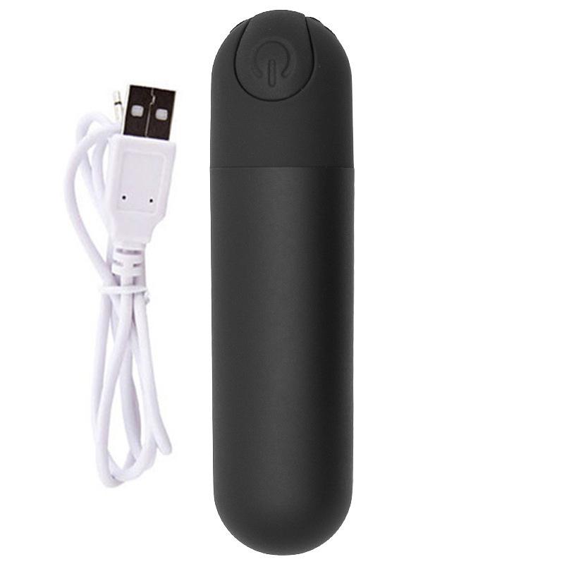 Rechargeable 10-Mode Bullet Vibrator for Women - Strong Vibration Mini Massager Adult Toy