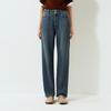 Semir Women's Winter Fleece-Lined High-Waist Straight Leg Jeans