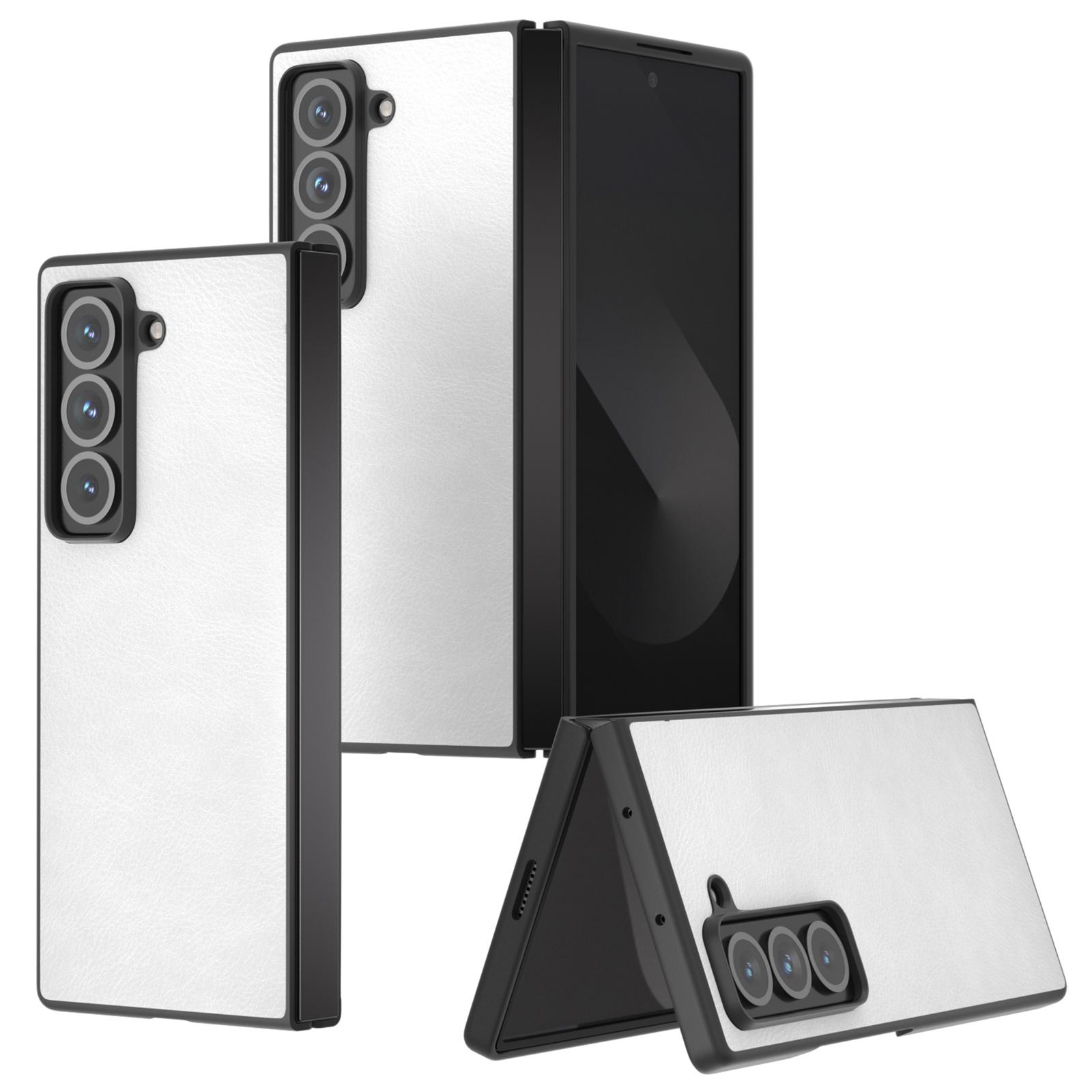 

For Samsung Galaxy Z Fold Special Case Litchi Texture PU Leather+PC Phone Cover Black
