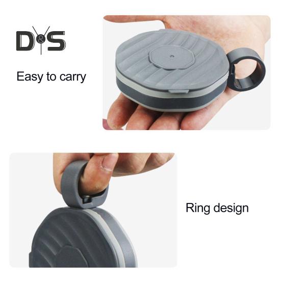 Hopfällbar Resemugg Silikon Bärbar Kaffekopp för Varma Och Kalla Drycker Återanvändbar To-Go Ficka Storlek Kaffetumbler