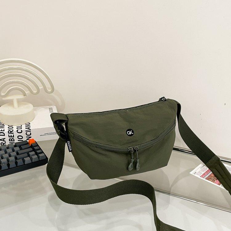 Portable And Simple Dumpling Bag, Fashionable And Versatile Sports Cycling Breast Bag, Daily Commuting Shoulder Messenger Bag