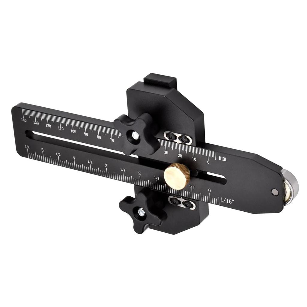 Thin Rip Jig Table Band Saw Router Table Fast Ripping Guide with Roller Limiter Woodworking Tool for 3 8 X 3 4in T Slot