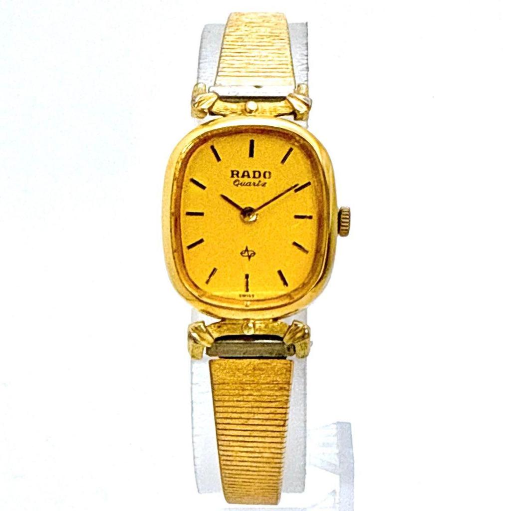 Used A101 [Antique] RADO All Gold Color Quartz Ladies Watch
