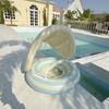 Baby Swimming Ring Toddlers Pool Float with Detachable Sunshade Beach Water Toys Kids Swim Pool Ring Circle Bathing Summer Toys
