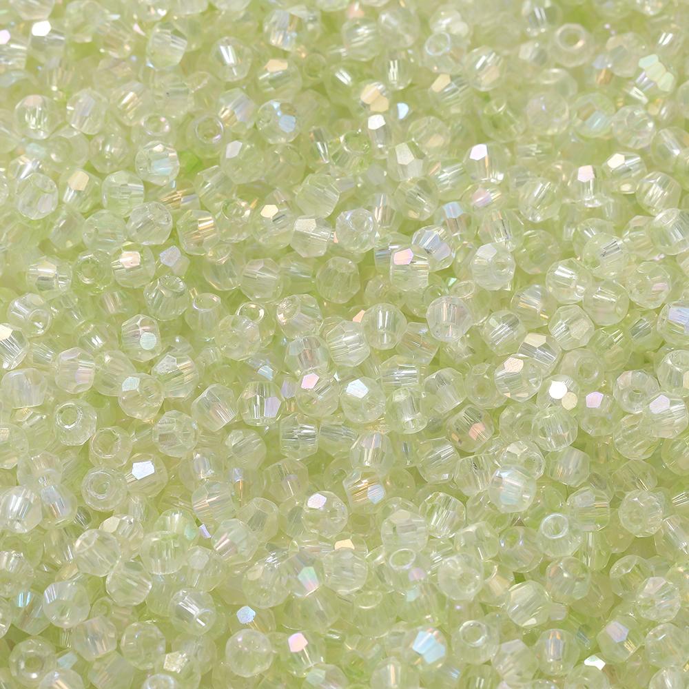 100pcs 3.5x4.5mm Shiny Crystal Beads Glass Mixed Beads Loose Spacer Beads for Bracelet DIY Jewelry Making Accessories