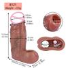 Male Dildo Sleeve Silicone Penis Sleeve with Cock Ring, Realistic Penis Enlarger Sleeve Men Penis Cover,Prolong Ejaculati (Skin)