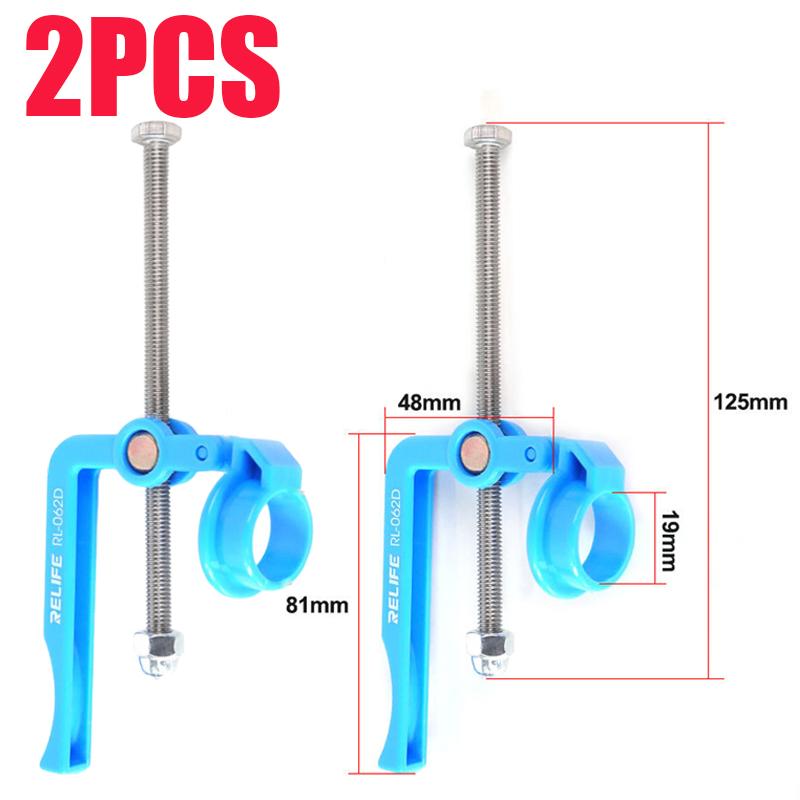 2pcs RL-062D Manual Labor-saving Glue Gun 5-10CC Solder Paste Booster Welding Oil Needle Cylinder Glue Gun Push Cylinder Tools