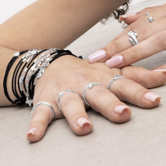 Bracelet - LUXENTER - Hudap - Argent 925 - Zircone - Plaqué Rhodium
