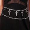 Simple Personality Versatile Geometric Waist Chain, Metal Sexy Multi-layer Fringed Fashion Body Chain