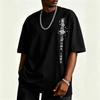 T-shirts Graphiques Japonais pour Hommes T-shirts Harajuku Fleur de Cerisier Streetwear Oversize T-shirts Amples Créateur