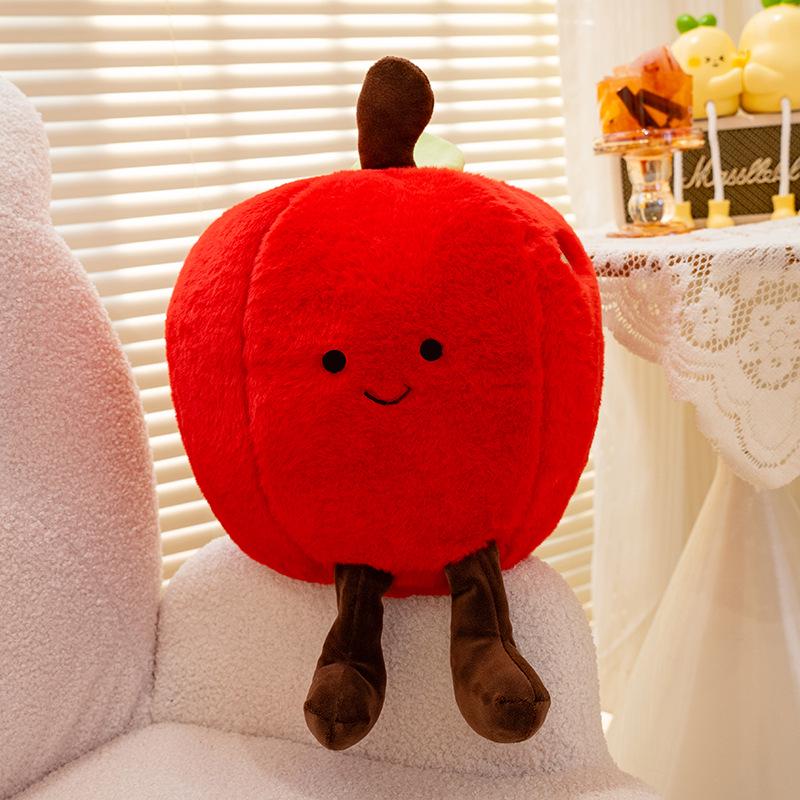 Fruit Series Plush Dolls: Interactive Educational Toys & Cartoon Throw Pillows for Children