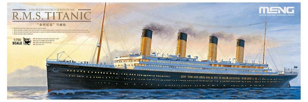 MENG Modell Titanic Modellbausatz Unbemalt MNGPS-008 1700-R.M.S.