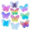 10Pcs Cute Mixed Mini Plated Butterfly Flat Back Acrylic Cabochons Scrapbooking DIY Jewelry Craft Decoration Accessories L72