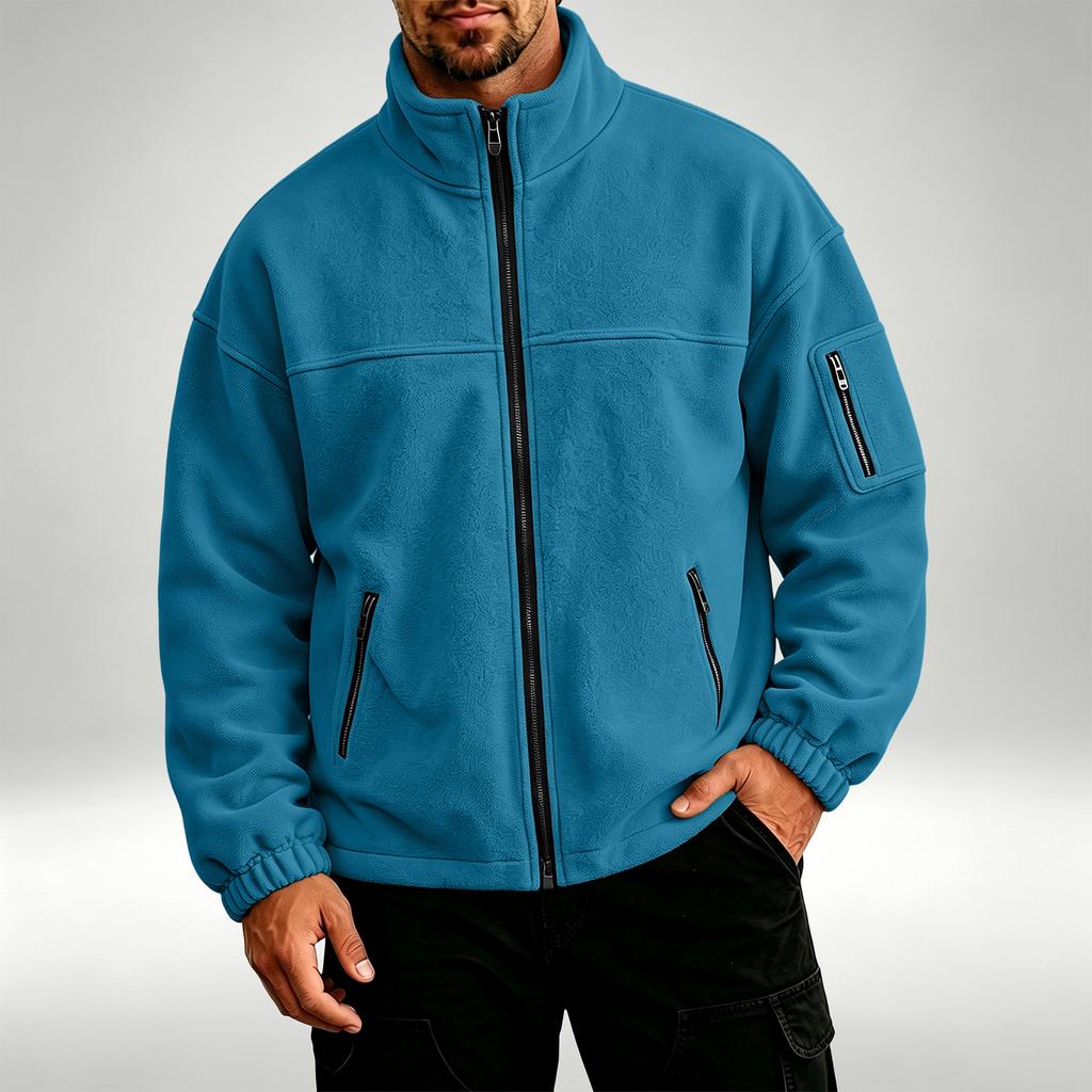 Men's Casual Hooded -Lined Jacket Color for Daily Wear