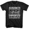 Aerosmith Get Your Wings Tour 1974 Men's T Shirt Boston Music Hall Rock Rock
