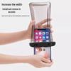 Waterproof Airbag Phone Pouch - Touchscreen Compatible for Swimming, Riders & Rainy Days