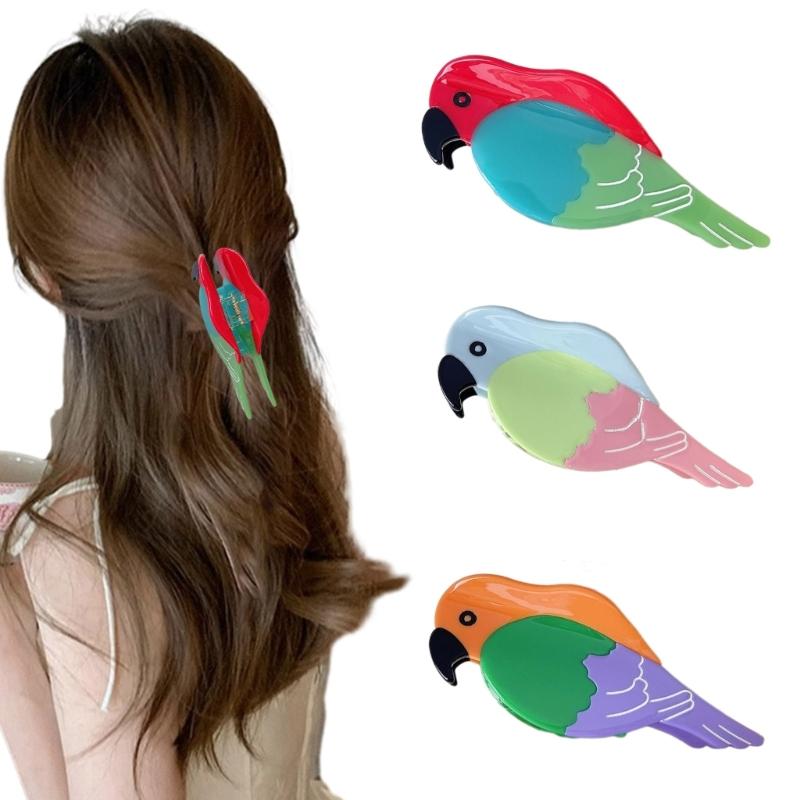 Delicate Bird Shape Hair Claw for Woman Girl Skincare Makeup Jaw Clip for Thin Hair Skidproof Ponytail Hold Hair Clip