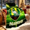 Custom Name Personalized ADO Den Haag Print Blanket, Home Decor, Bedroom, Sofa, Camping, Couch, Gifts for Birthday Christmas