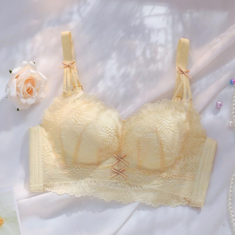 Non-steel Ring Gathered Thickened To Collect Side Breasts Anti-sagging Bra