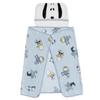 Nishikawa Snoopy Hooded Blanket 120x70cm Washable Blanket Be Used As a Lap or Soft and Warm Blue FQ95407603 PN5653BD 5-Way (Can Throw, Blanket,
