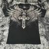 Unisex Crew Neck Short Sleeve Graphic Print T-Shirts Streetwear Casual Tees