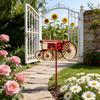 Tractor Wind Sculpture Decorative Windmill Outdoor Tractor Wind Spinner for Patio Yard Garden Gift for Friends Family