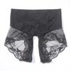 Dames Ondergoed Open Kruis Slipjes Transparant Sexy Hoge Taille Slipjes Open Kruis G-string String Gaten Erotisch Lingerie