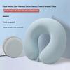 Cross-Border Memory Foam Travel Neck Support Pillow – U-Shaped Portable Pillow for Airplane & Train Sleep
