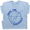 Rettet die Narwale T-Shirt Lustig Cool Delfin Süßer Wal Einhorn Vintage Retro T Unisex T-Shirt