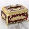 Napkin Extraction Paper Box European Style Plastic Kitchen Napkin Dispenser Storage Box Organizer Desktop Home Decorative