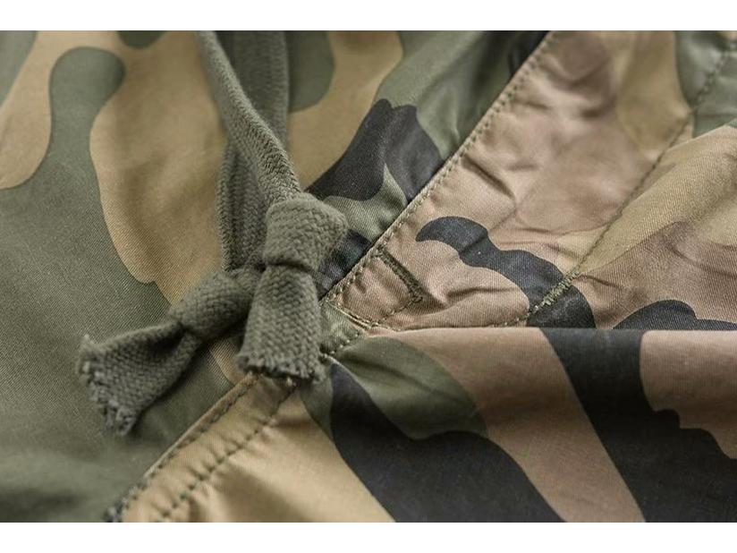 Men's Summer Korean Style Camouflage Sports Leggings: Elastic Waistband, Trendy Loose Fit Casual Work Pants.