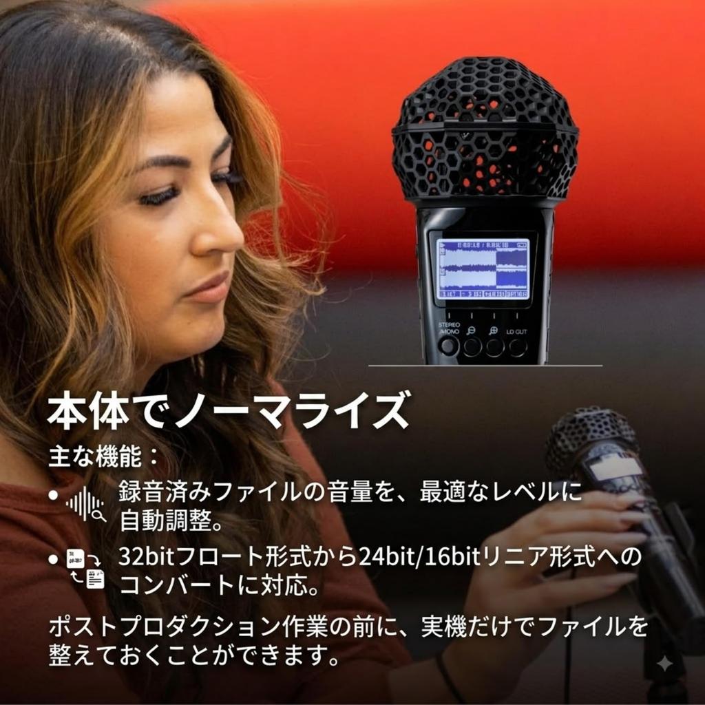 ZOOM M2 Handy Recorder for and Interviews (Microphone Type) Recording, Singing, Vlogging,