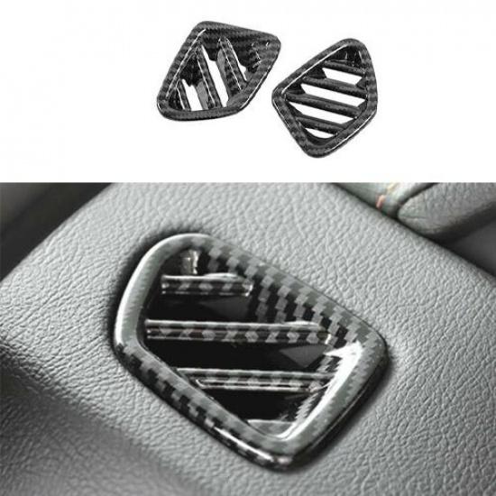 For Cadillac CT4-V CT4 AC L&R Air Outlet Vent Frame Dash Carbon Fiber -