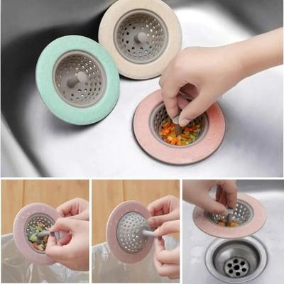 Colador de fregadero, tamiz de silicona, filtro de fregadero de cocina, rellenos de malla para cabello, Gootsteen Zeef Things para accesorios de cocina