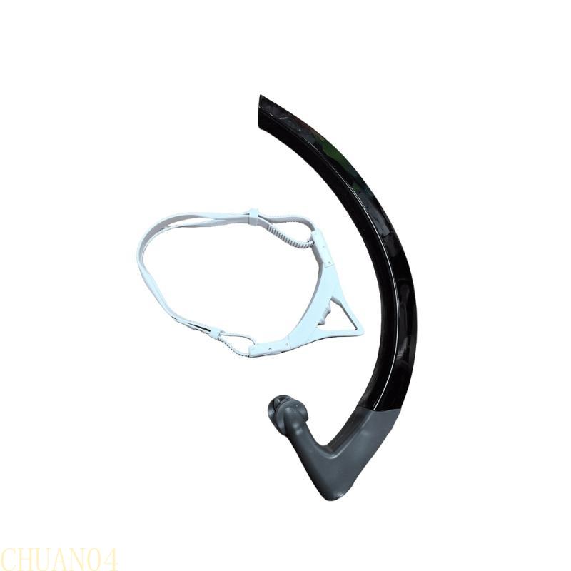 A1A2 Front Diving Swimming Snorkel Swimming Training Snorkel Comfortable Swimming Underwater Air Breathing Hose Enduring