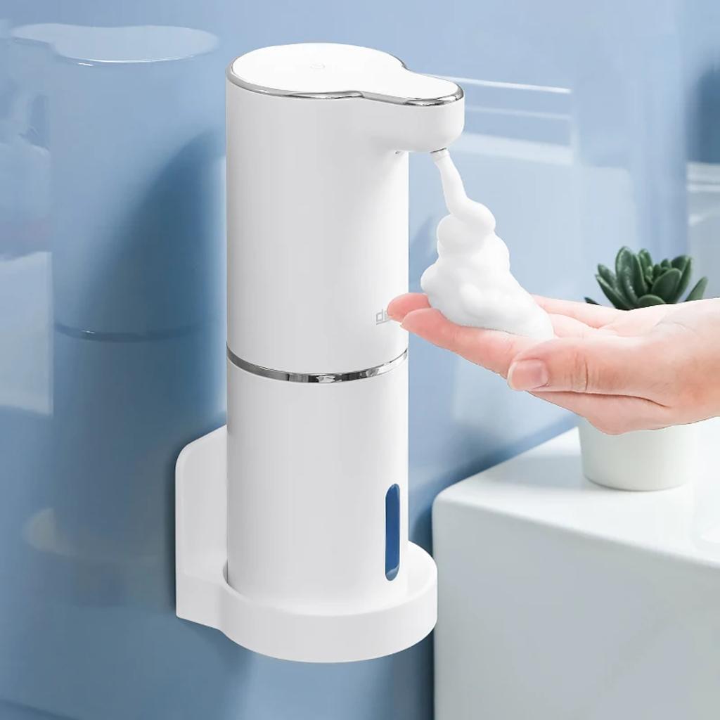 Automatic Foam Soap Dispensers Bathroom Smart Washing Hand Machine With USB Charging White High Quality ABS