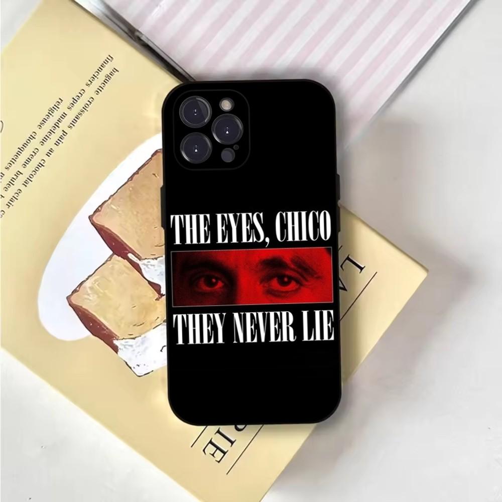 S-Scarfaces Tony M-Montana Phone Case For iPhone 16,15,14,13,12,11,Pro,X,XS,Max,XR,Plus,Mini Soft Black Cover
