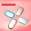 Pebble Mini Portable Rechargeable Metal Hand Warmer with Double-Sided Heating
