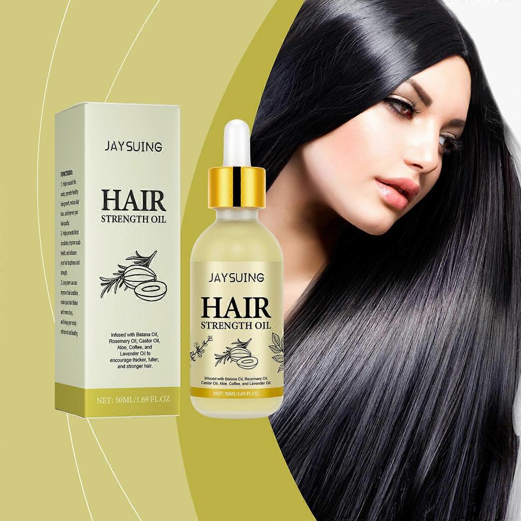 Jaysuing Batana Rosemary Hair Oil - Nourishes The Scalp, Strengthens Hair, Smooths And Adds Shine, Nutritional Care