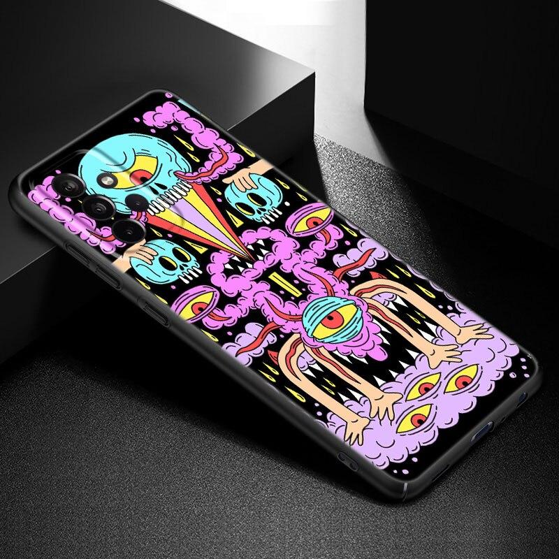 Colourful Psychedelic Trippy Art Case For Samsung A21 A30 A50 A52 S A13 A22 A32 A33 A53 A73 5G A11 A12 A31 A51 A70 A71 A72