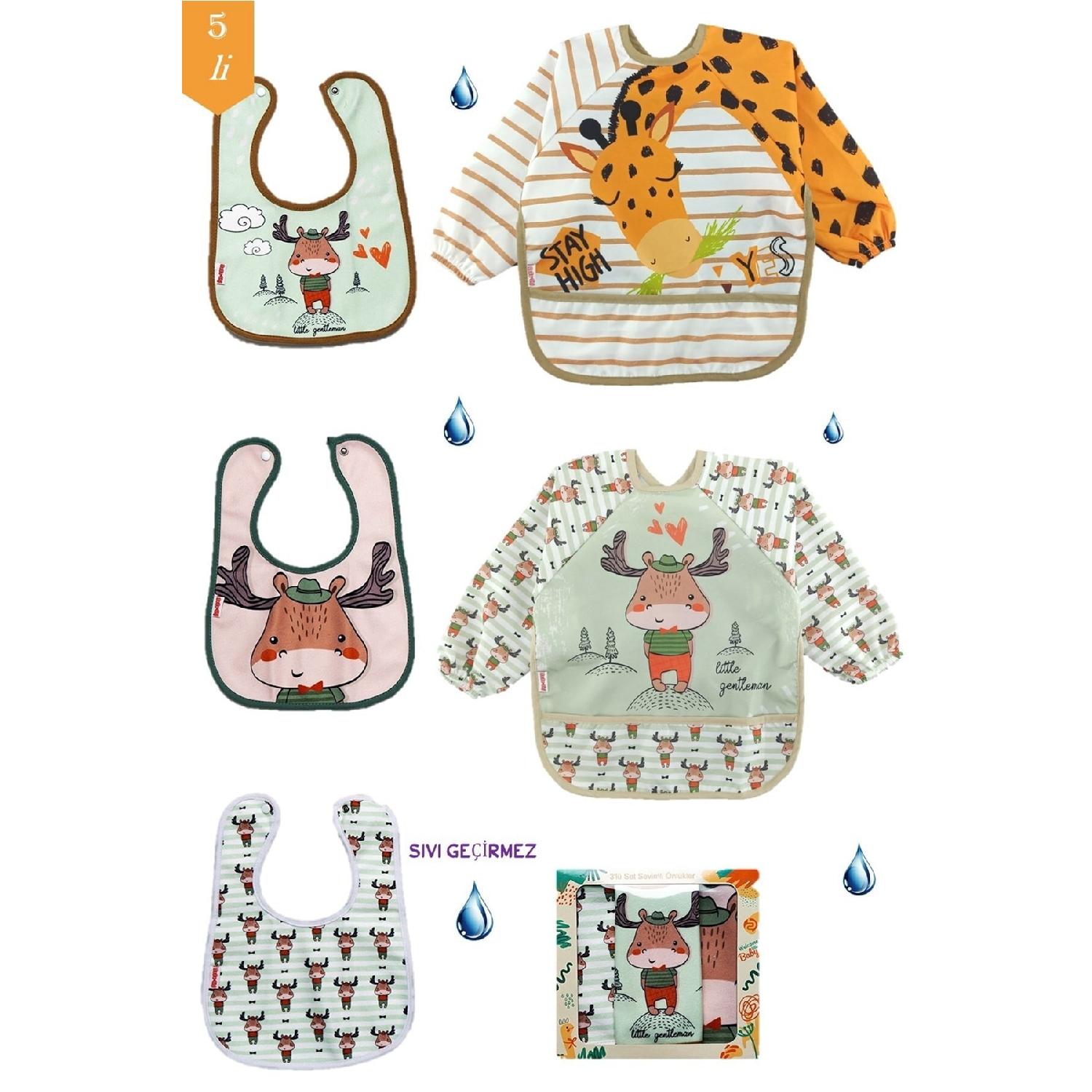 

2 рукава и 3 водонепроницаемых нагрудника без рукавов для детей 0–3 лет Standart