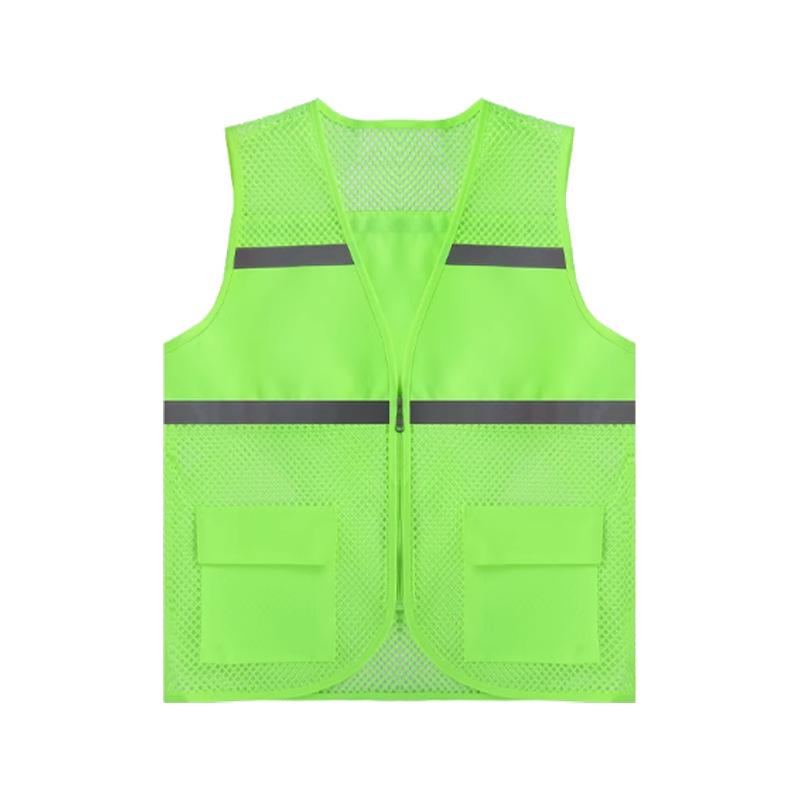 Multi-Pocket Reflective Vest for Drivers, Sanitation, Traffic, Cycling & Construction