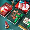 5PCS Creative Magic Book Series Christmas Day Candy Treat Boxes with Bow Xmas Small Cookie Boxes Holiday Party Favor Supplies